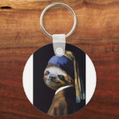 Der Schlamm mit einem Perlenohrring Schlüsselanhänger (Vorderseite)