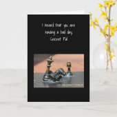 Der schlechte Tag Karte (Gelbe Blume)