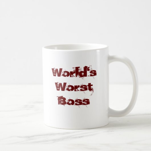 Der schlechteste Chef der Welt Kaffeetasse (Rechts)