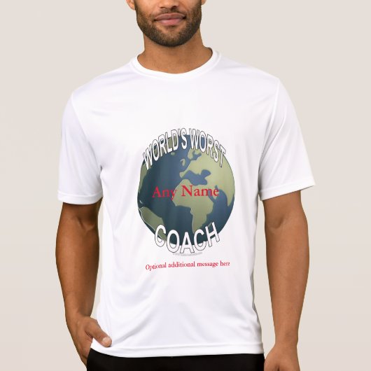 Der schlechteste Coach der Welt T-Shirt (Vorderseite)