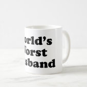 Der schlechteste Ehemann der Welt Kaffeetasse (VorderseiteRechts)