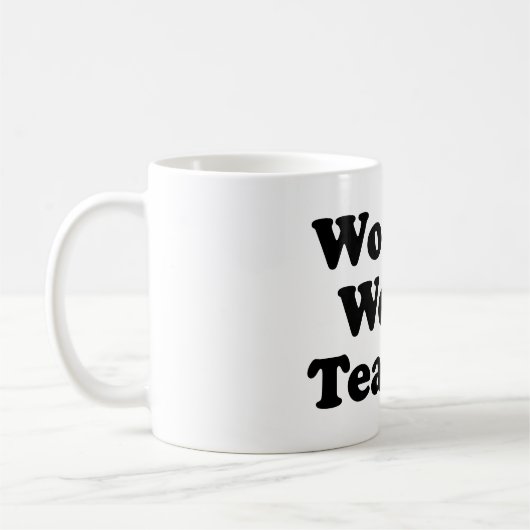 der schlechteste Lehrer der Welt Kaffeetasse (Links)