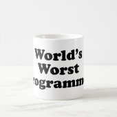 Der schlechteste Programmierer der Welt Kaffeetasse (Mittel)