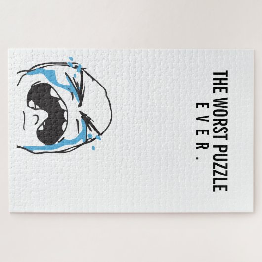 DER SCHLECHTESTE schreiende Schleppangelwitz des Puzzle (Horizontal)