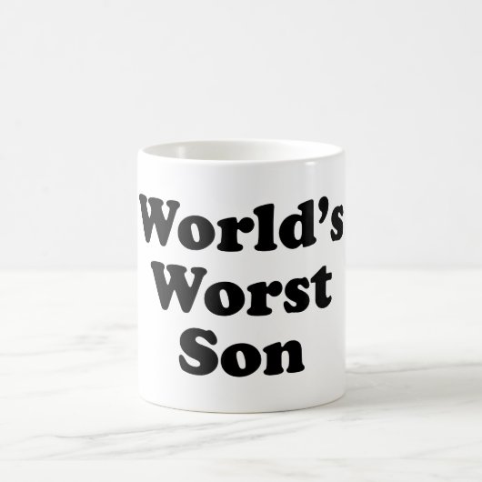 Der schlechteste Sohn der Welt Kaffeetasse (Mittel)