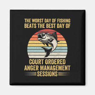 Der schlechteste Tag beim Angeln ist besser als de Magnet