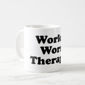 der schlechteste Therapeut der Welt Kaffeetasse (Vorderseite Links)