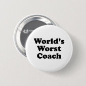 Der schlechteste Trainer der Welt Button (Vorne & Hinten)