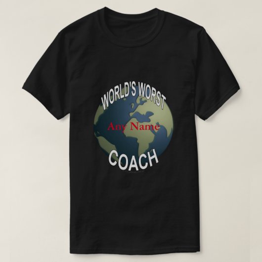 Der schlechteste Trainer der Welt T-Shirt (Design vorne)