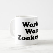 der schlechteste Zookeeper der Welt Kaffeetasse (Vorderseite Links)