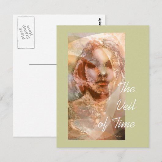 Der Schleier der Zeit Postkarte (Vorne/Hinten)