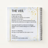 Der Schleier - Erweckende Ermächtigungsgedichte Notizblock (Rückseite)