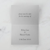 Der Schleier und das Bouquet - nach Maß Ankündigung (Innenseite)