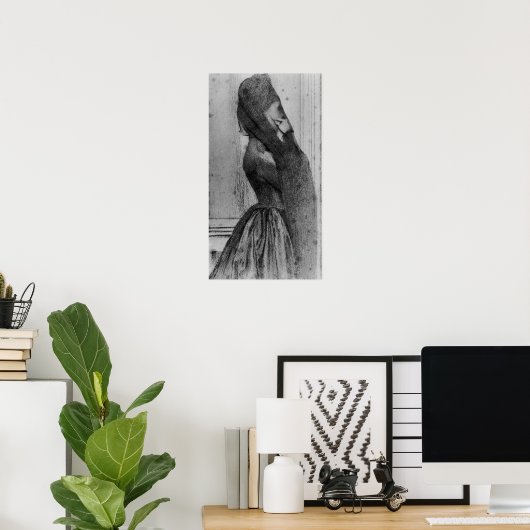 Der Schleier von Fernand Khnopff Poster (Heimbüro)