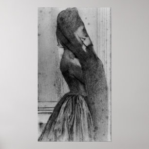 Der Schleier von Fernand Khnopff Poster