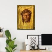 Der Schleier von Veronica Jesus Christus Gesicht, Poster (Heimbüro)
