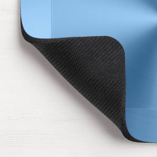 Der schlichte, moderne blaue minimalistische Chic Mousepad (Ecke)