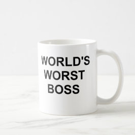 Der schlimmste Boss der Welt Kaffeetasse