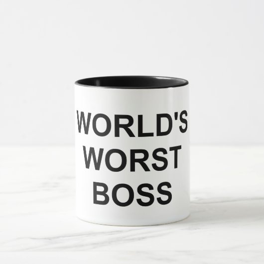Der schlimmste Boss der Welt Tasse (Zentrum)