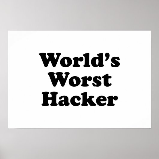 Der schlimmste Hacker der Welt Poster (Vorne)