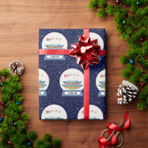 Der Schlitten des Weihnachtsmanns in Korea - Schne Geschenkpapier