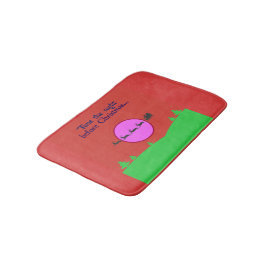 Der Schlitten des Weihnachtsmanns und sein treuer  Badematte