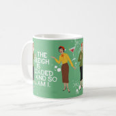 Der Schlitten ist beladen und ich auch. Kaffeetasse (Vorderseite Links)