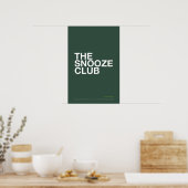 DER SCHLUMMERKLUB – Schlafzimmer-Wandkunst Poster (Küche)