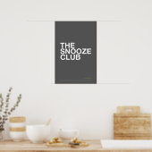 DER SCHLUMMERKLUB – Schlafzimmer-Wandkunst Poster (Küche)
