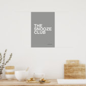 DER SCHLUMMERKLUB – Schlafzimmer-Wandkunst Poster (Küche)