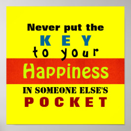 DER SCHLÜSSEL ~ 12x12 Poster (Optionen für die Lei