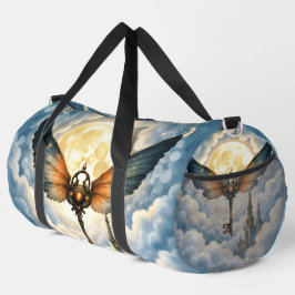 Der Schlüssel der Ewigkeit – Steampunk Flügel Duffle Bag