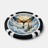 Der Schlüssel der Ewigkeit – Steampunk Flügel Pokerchips (Einzeln)