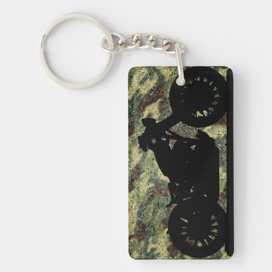 der Schlüssel des Motorrads Schlüsselanhänger (Vorderseite)