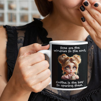 Der Schlüssel ist Kaffee Jumbo-Tasse