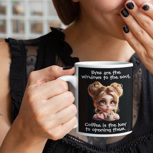 Der Schlüssel ist Kaffee Jumbo-Tasse