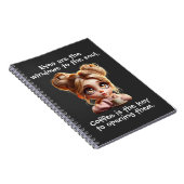 Der Schlüssel ist Kaffee Notizblock (Rechte Seite)