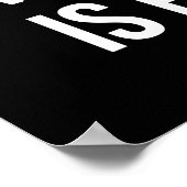 Der Schlüssel liegt im Fokus - Motivierend Poster (Ecke)