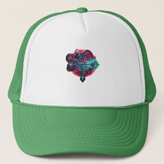 Der Schlüssel – Symbol der Macht & Verbindung Truckerkappe (Vorderseite)