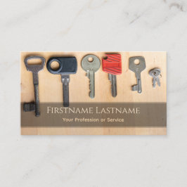 Der Schlüssel zu Ihrem Erfolg in Schlüsselsperren  Visitenkarte