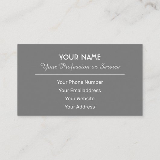 Der Schlüssel zu Ihrem Erfolg - Visitenkarte (Rückseite)