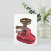 Der Schlüssel zu meinem Herzen... Postkarte (Stehend Vorderseite)