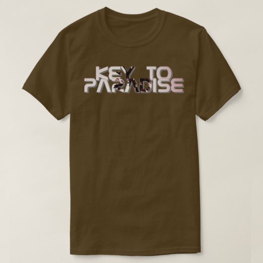 Der Schlüssel zum Paradies T-Shirt (Design vorne)