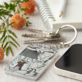 Der Schlüsselanhänger (Vorderseite rechts)