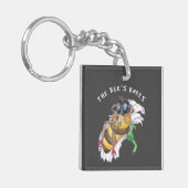 Der Schlüsselanhänger der Biene (Vorderseite links)