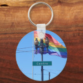 Der Schlüsselanhänger der Schilderung in der Straß (Vorderseite)