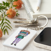 Der Schlüsselanhänger des Booklovers (Vorderseite rechts)