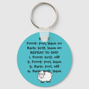 Der Schlüsselanhänger des Strickers