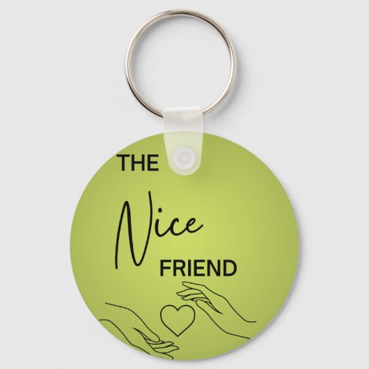 Der Schlüsselanhänger "Nice Friend" (Rückseite)