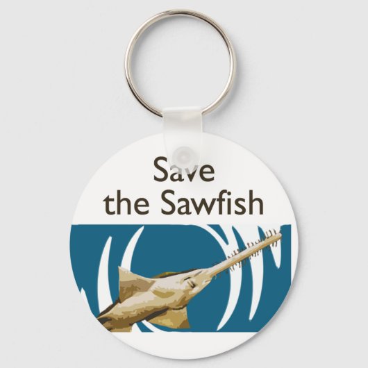 Der Schlüsselanhänger Sawfish gerettet (Vorderseite)